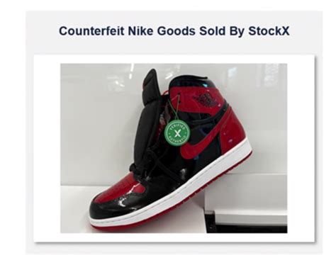 nike shoe fake news - Nike v StockX Court Documents Reseller Received 38 .